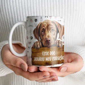 Caneca de Cerâmica Labrador Retriver