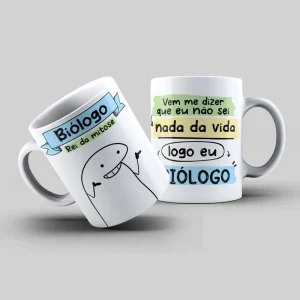 Caneca Flork Profissão Biólogo Personalizada