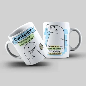 Caneca Flork Profissão Contador Personalizada