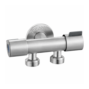 Torneira Esquadria Dupla Inox 1/2×3/4