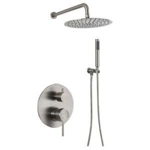 Kit Redondo p/Duche 2 Vias INOX