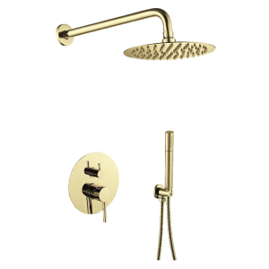 Kit Redondo p/Duche 2 Vias DOURADO
