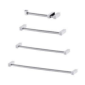 Kit Toalheiro Quadrado 4 Peças
