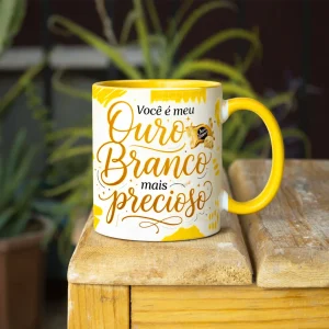 Caneca Páscoa Ouro Branco “Você é meu Ouro…”