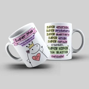 Caneca Flork Profissão Super Mãe Personalizada