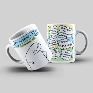 Caneca Flork Profissão T.I Personalizada