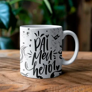 Caneca Dia dos Pais (Pai Herói)