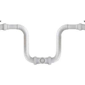 Sifão Duplo Arrumação 1’’1/2 c/Cesta Inox Ø115 c/Tomada