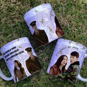 Caneca Cerâmica Dorama Pousando no Amor