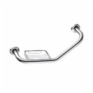 Barra de Apoio Inox c/Saboneteira