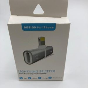 Adaptador  Para Iphone fone e carregador