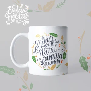 Caneca Feliz Natal O melhor Presente 325ml