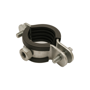 Abraçadeira Inox c/Porca c/Revestimento M8