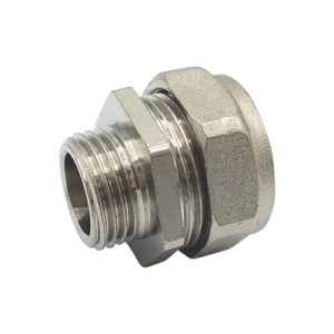 União Macho Inox Bicone