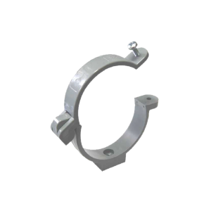 Abraçadeira PVC c/Paraf. Aperto Cinzento 1 Paraf.