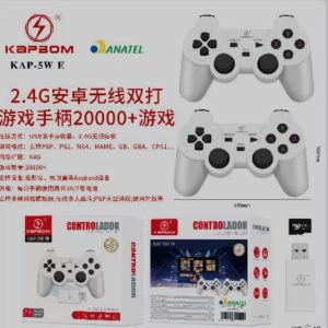 Controle De Jogos S/fio Com 20000 Jogos Internos 2,4g Kapbom KAP-5W F