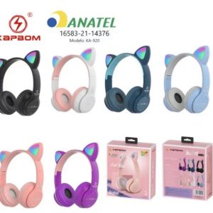 Fone Bluetooth Gato Kapbom KA-920