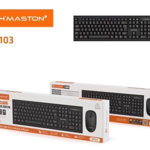 Kit Teclado Sem fio Com Mouse Sem Fio H’maston JP103