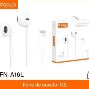 Fone A’gold Com Fio FN-A16L Para Iphone