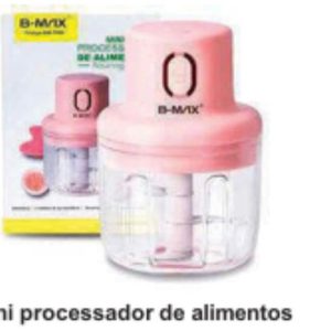 Triturador B-MAX BM-F909 Moedor De Alho, Cebola, Temperos E Frutas Regarregavel