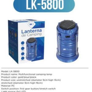 Lampiao De Led Luatek LK-5800
