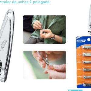 Kit 6 Cortador De Unhas 2 Polegada ZJJ-4