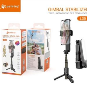 PEINING L09 Gimbal Bastao Anti Vibracao Para Videos E Imagens Estabilizador