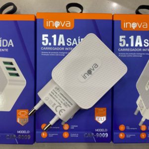 Fonte Inova Car-9009 5.1A 3usb