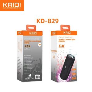 Caixa De Som Bluetooth Wireless Kaidi Kd829 Resisdente D’água