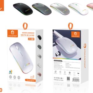 Mouse Sem Fio H’maston E-1200 Com LED Regarregavel