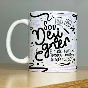 Caneca Personalizada Profissão Designer Gráfico