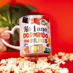 Caneca Alça de coração Dia dos Namorados