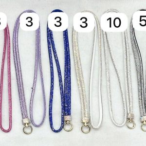 Cordao de Ombro Strass Transversal de Seguranca Bolsa Alca Celular Pescoso YL GS007