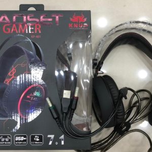 Headset Gamer Knup Kp-401 Com Microfone De Ouvido P2 Xbox One Pc Ps4 7.1