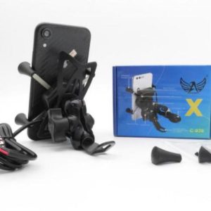 Suporte Altomex C-020 Para Celular Moto Fixo Seguro Carregador Usb