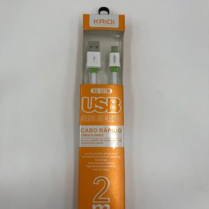 Cabo Kaidi 2metros para celular V8 micro