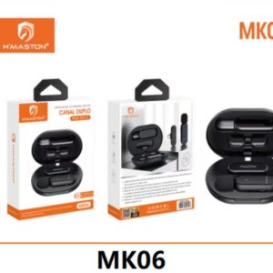 Microfone Lapela Sem Fio P/ Tipo-c Profissional H’maston MK06