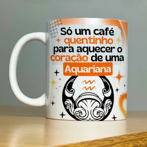 Caneca Signo Aquário (Horóscopo)