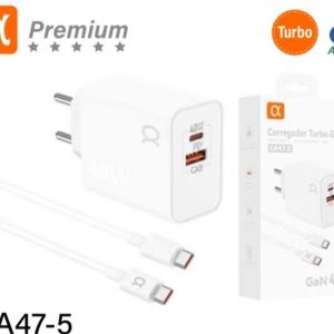 Carregador A’Gold Premium CA47-5 Turbo 40w Tipo C para Tipo C