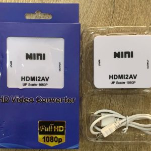 Mini Adaptador Conversor De Hdmi Para Video Composto Rca 2av