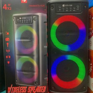Caixa De Som KTS-1528 Bluetooth Com LED RGB