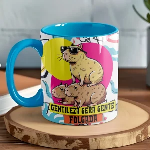 Caneca Frase Engraçada Café Gentileza