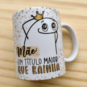 Caneca Branca Personalizada Mãe
