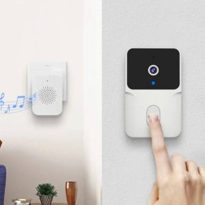 Campainha M8 Com Video Porteiro Smart Wifi Atende Pelo Celular