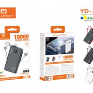 Carregador Portatil H’maston 10000mah YD-20 C/cabos TC-V8-IOS