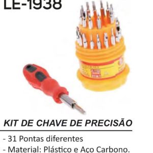 Kit Chave De Prescisao 31Pontas Knup KP-AA023