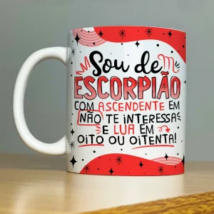 Caneca Signo de Escorpião (Horóscopo)