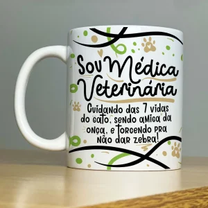 Caneca Personalizada Profissão Médico Veterinária