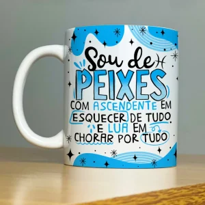 Caneca Signo de Peixes (Horóscopo)