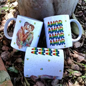 Caneca Personalizada Amor Branca 325ml